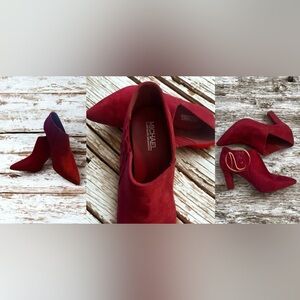 Michael Shannon Red Suede Heels
